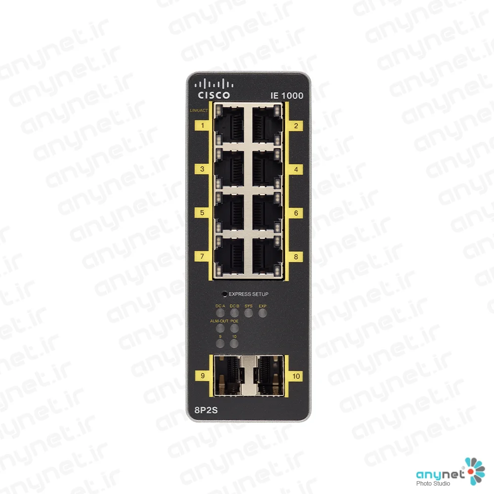 Cisco IE-1000-8P2S-LM Industrial Switch