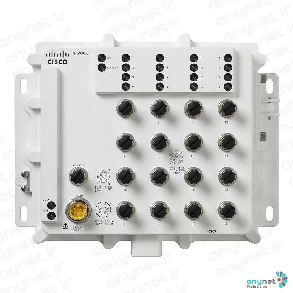 سوییچ IP67 صنعتی IE-2000-16T67-B سیسکو