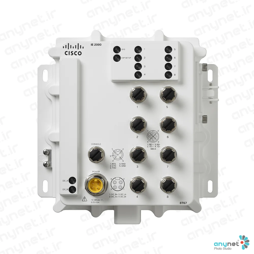 سوییچ IP67 صنعتی IE-2000-8T67-B سیسکو