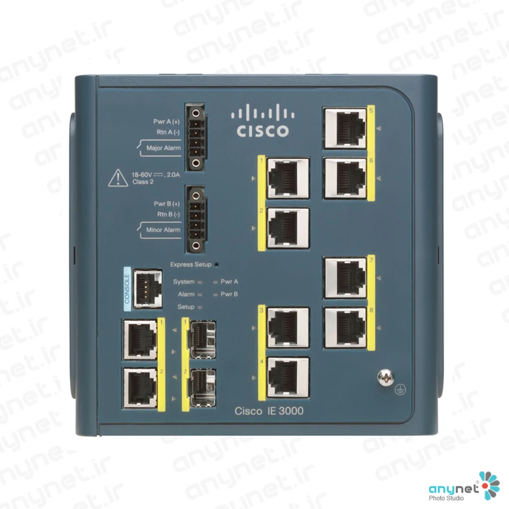 سوییچ لایه 2 صنعتی IE-3000-8TC سیسکو