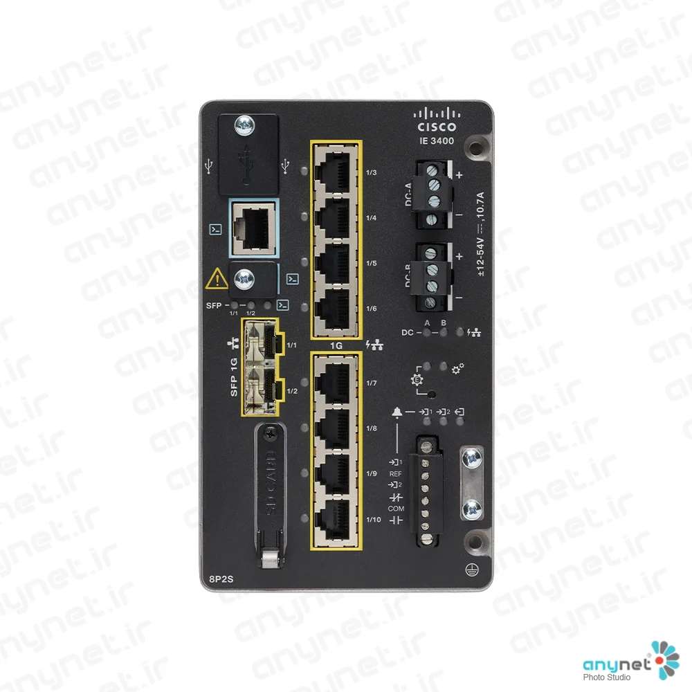سوییچ صنعتی مقاوم IE-3400-8P2S-E سیسکو