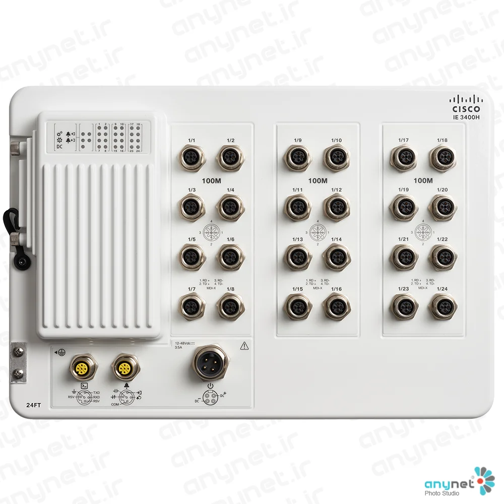سوییچ صنعتی با دوام IE-3400H-24FT-E سیسکو