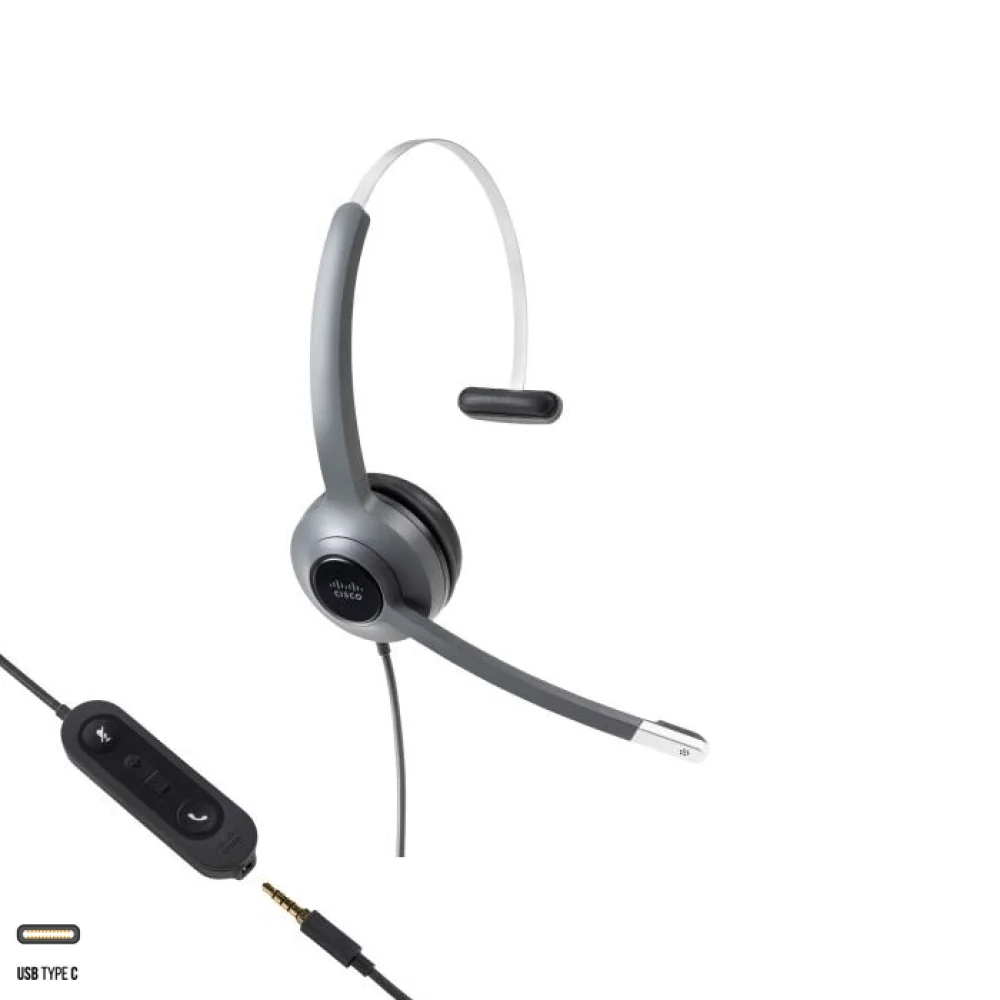 Cisco CP-HS-W-521-USBC Single Headset