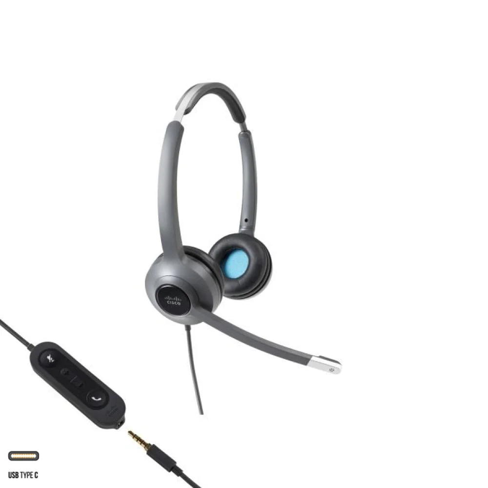 Cisco CP-HS-W-522-USBC Dual Headset