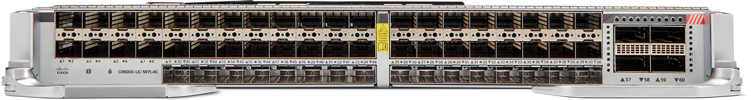 Cisco Catalyst 9600 Series 56-port 50/25/10/1GE1, 4-port 40/100GE (C9600X-LC-56YL4C)