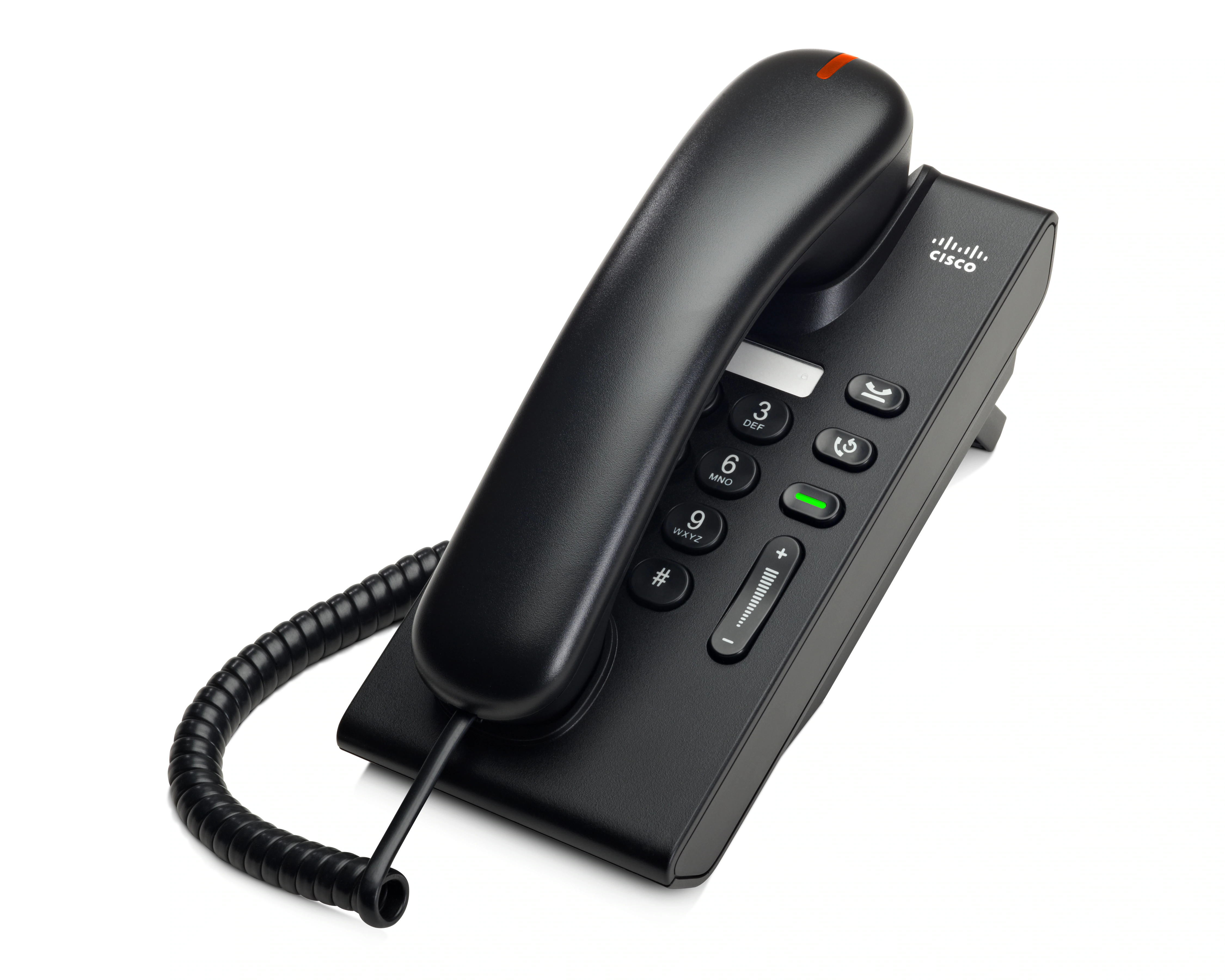 A black telephone with a cordAI-generated content may be incorrect.