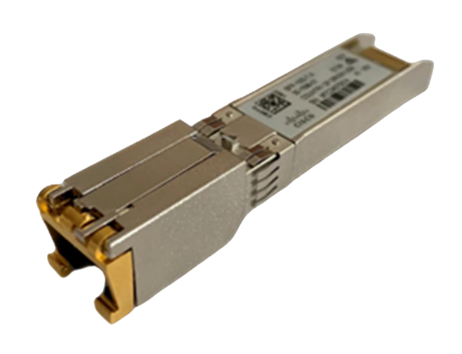 Cisco SFP+ 10GBASE-T module with RJ-45 connector