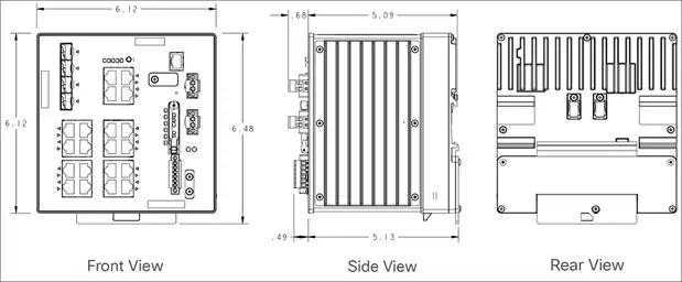 IE-4000 dimensions