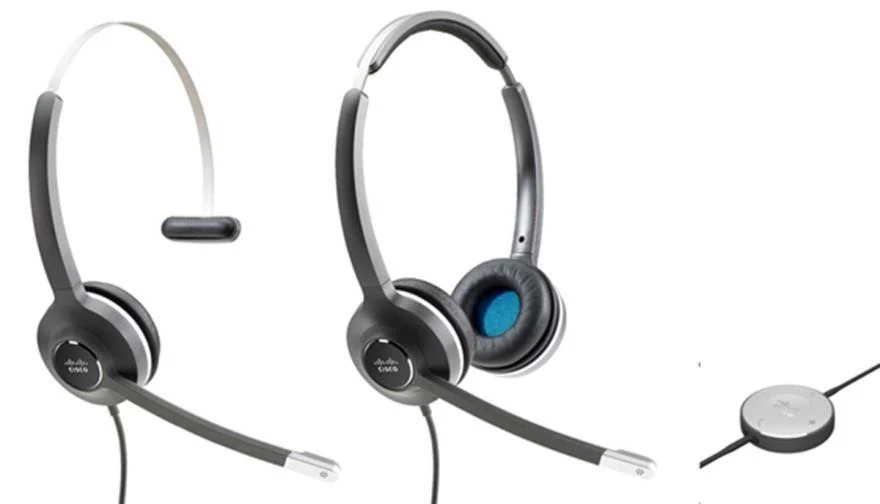 Cisco Headset 531, 532, and desktop USB headset adapter