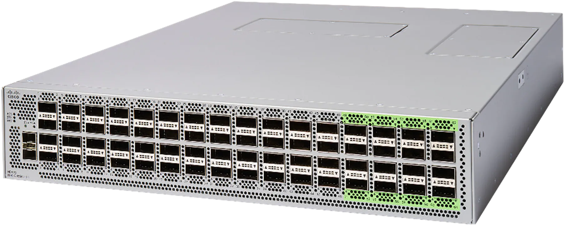 Cisco Nexus 9364C-H1 switch, front view