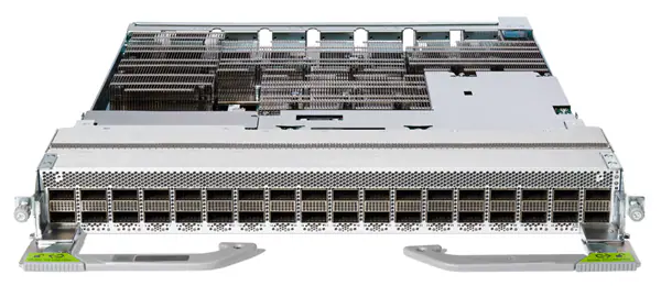 The 88-LC1-36EH, 36x QSFP-DD800 P100-based line card