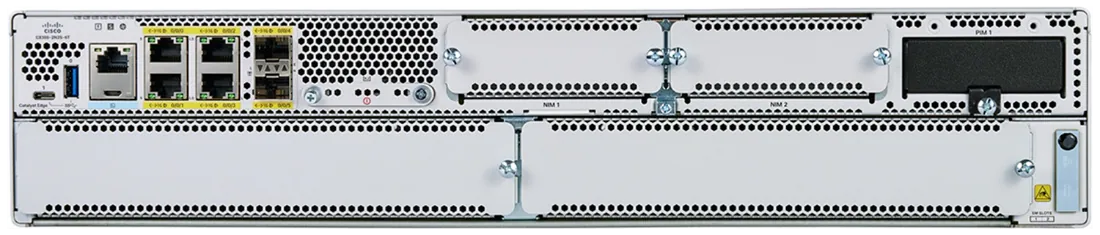C8300-2N2S-4T2X platform with 2 SM and 2 NIM slots