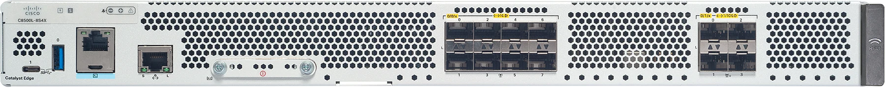 C8500L-8S4X with 4x 1/10GE and 8x 1GE ports