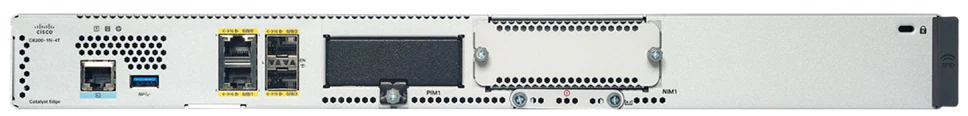 Catalyst 8200 Series with 1 NIM slot and 4x 1 Gigabit Ethernet WAN ports