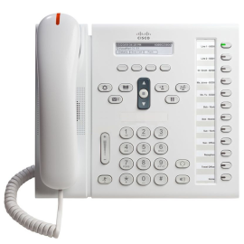 تلفن آی پی سفید رنگ سیسکو CP-6961-W-K9